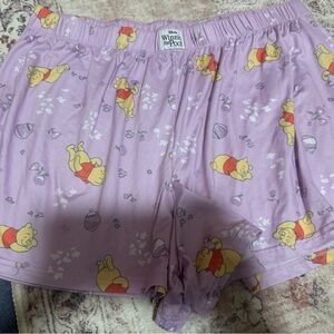 Disney Winnie the Pooh Purple Pajama Shorts